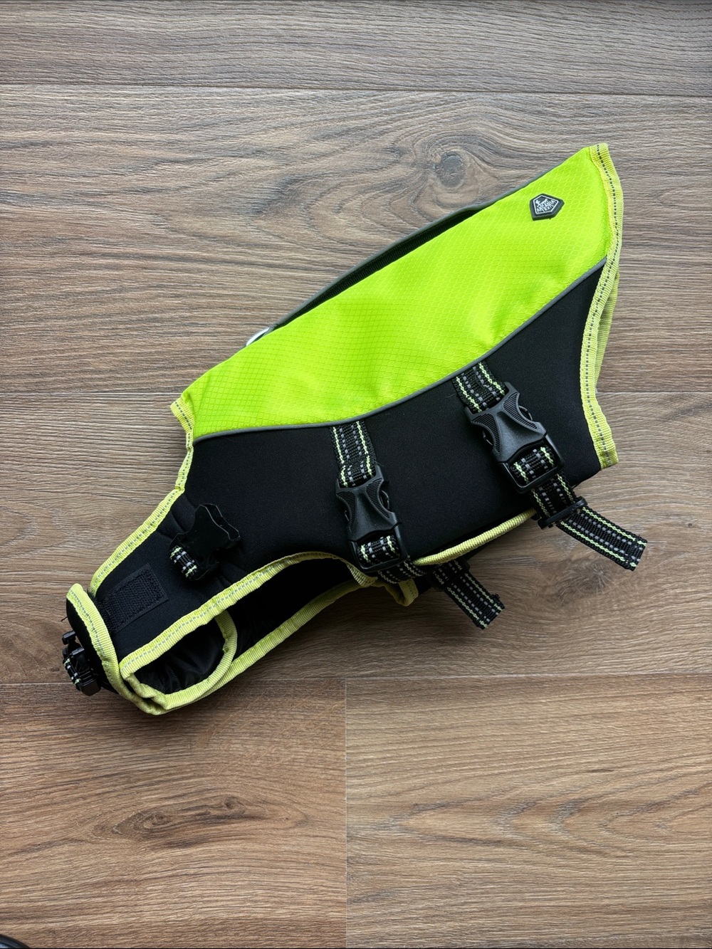 Arcadia Trail Yellow & Black Dog Flotation Vest